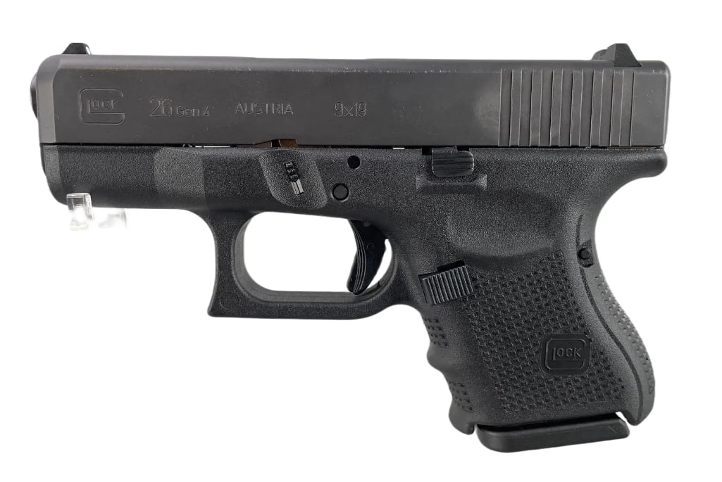 Glock Model 26 Gen4 9mm Semi-Auto Pistol: Serial # BDEE844. Includes 2 magazines