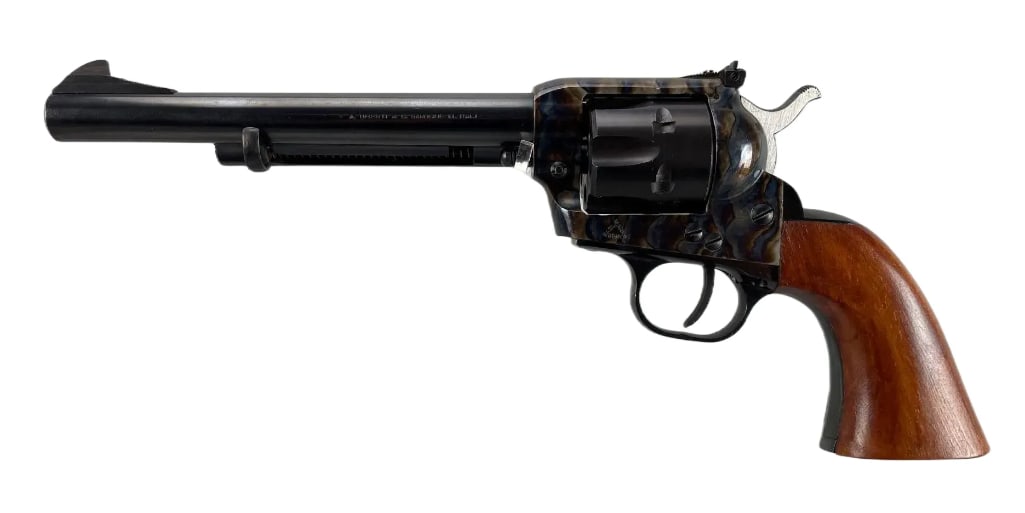A. Uberti Stallion S.A. .22 Cal. Single Action Revolver: Serial # P 995. Includes .22 LR, .22 Mag., 6 1/2 inch barrel