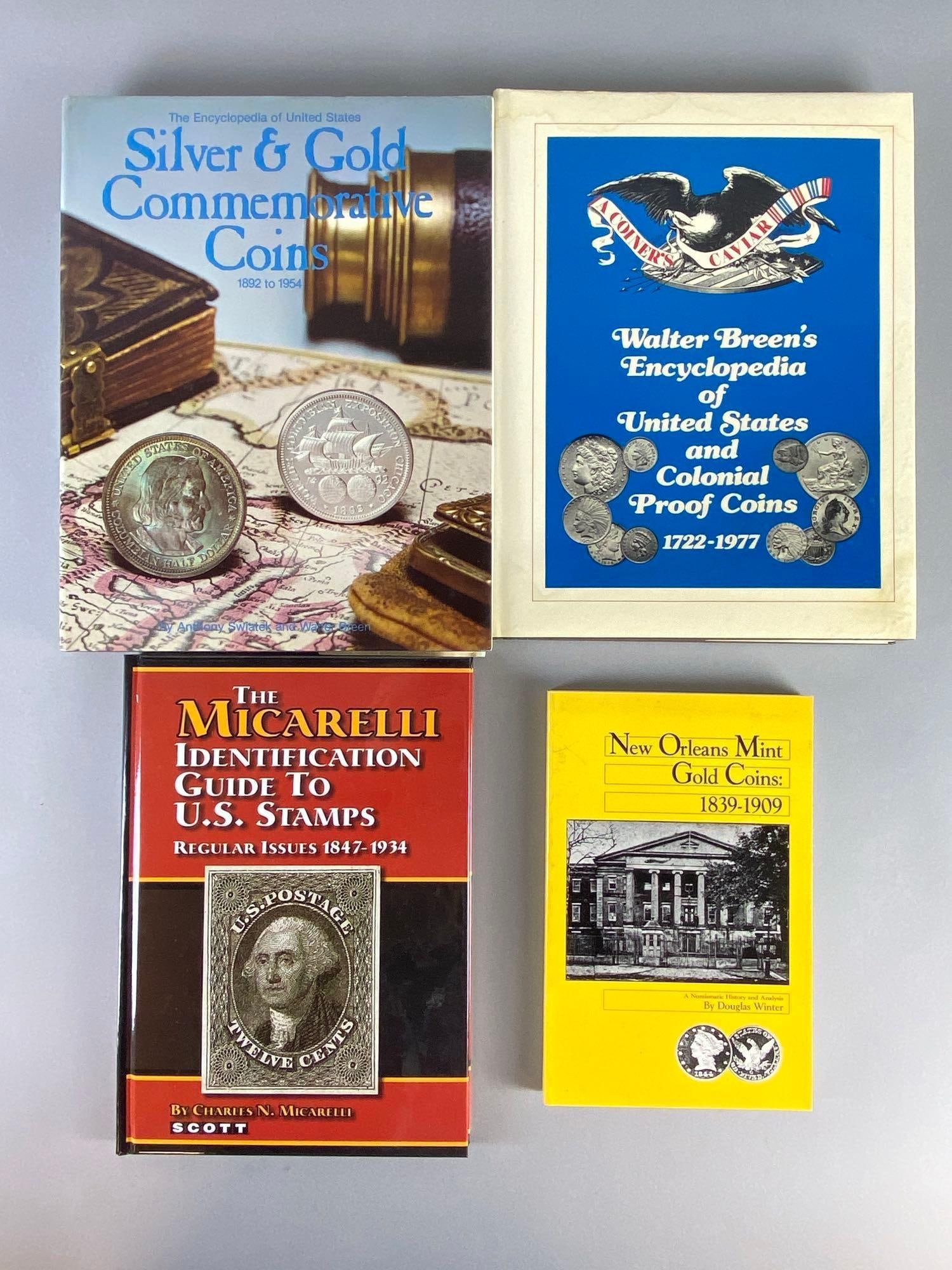 Group of Informational Coin and Stamp Books (1 of 2)