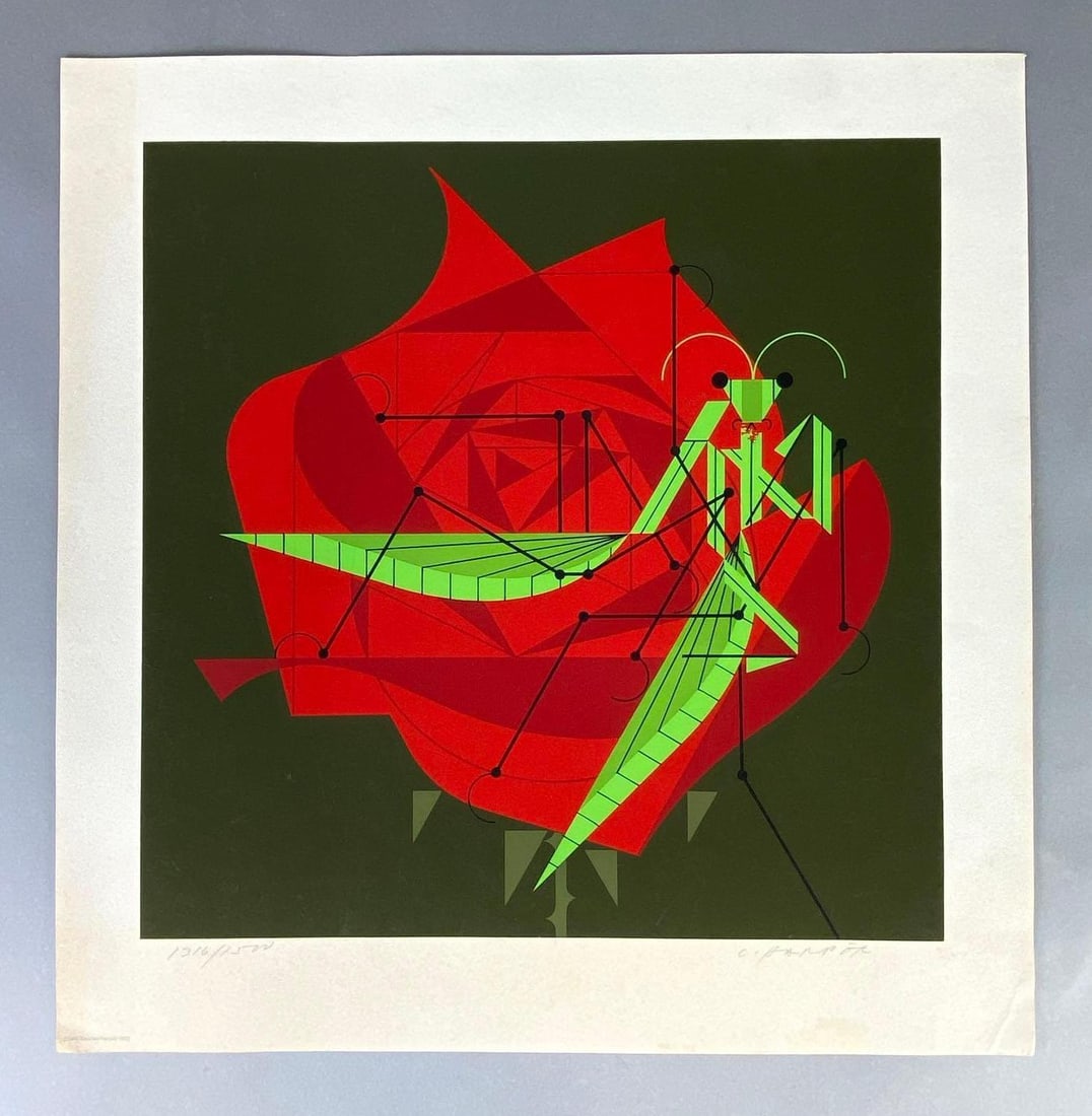 1973 Charley Harper Wedding Feast Serigraph (1 of 6)