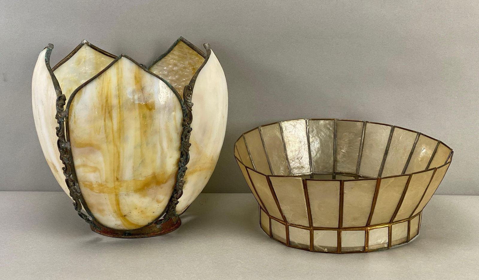 Group of 2 Antique Lamp Shades (1 of 4)