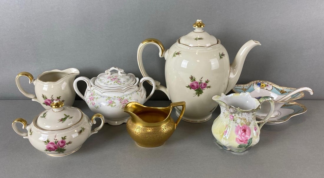 Group of 7 Assorted Tea Serving Items (1 of 2)