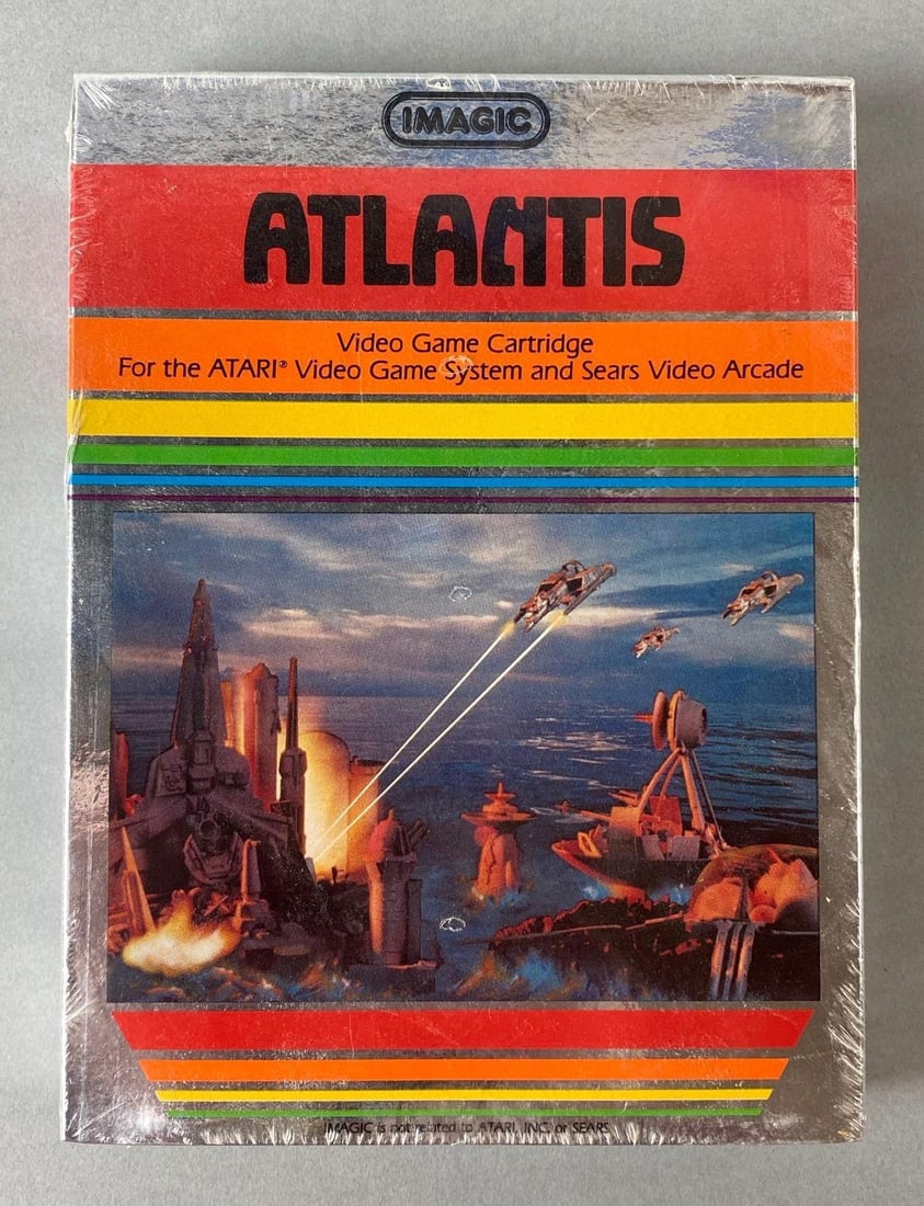 Sealed Atari Atlantis Video Game Cartridge (1 of 2)