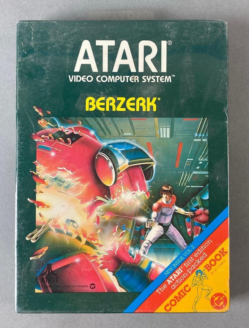 Sealed Atari Berzerk Video Game Cartridge (1 of 2)
