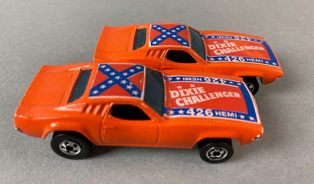 Group of 2 Hot Wheel Dixie Challenger The Dukes of Hazzard (1 of 4)