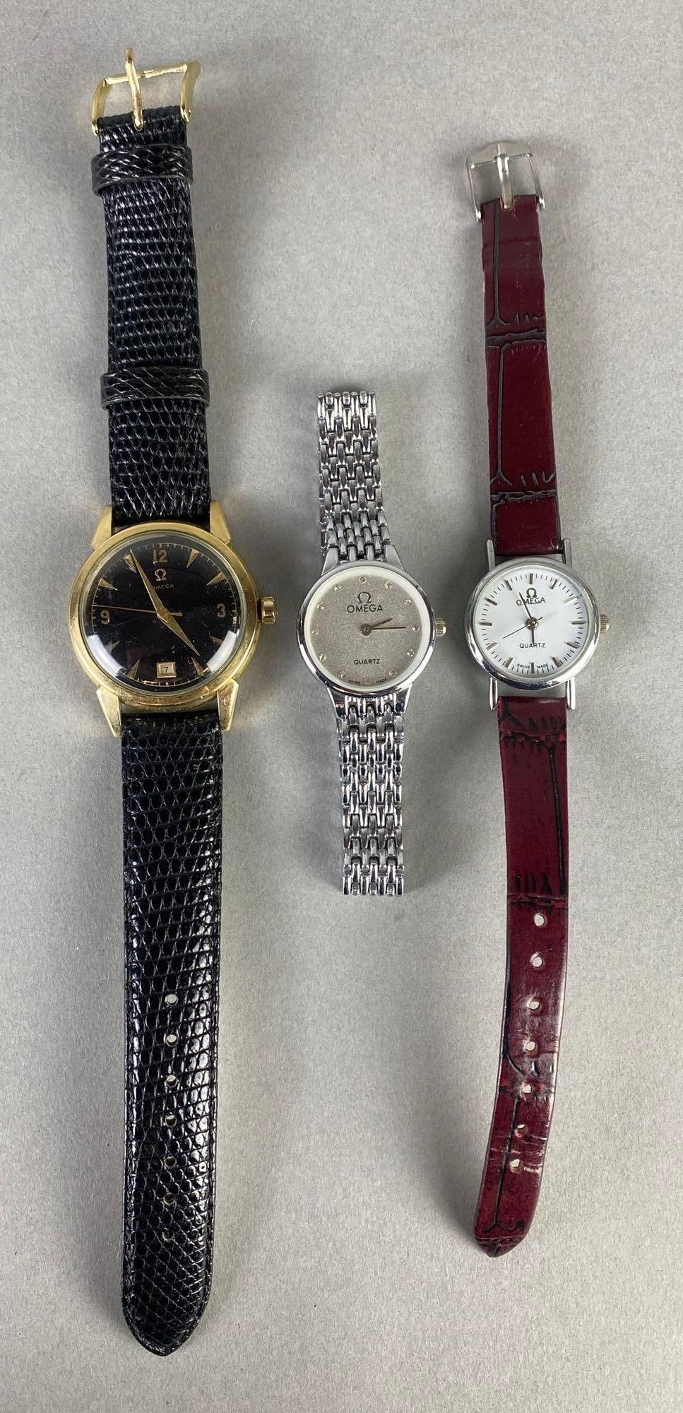 Group of 3 Omega Wristwatches with 14K Gold Filled Sea Master (1 of 5)