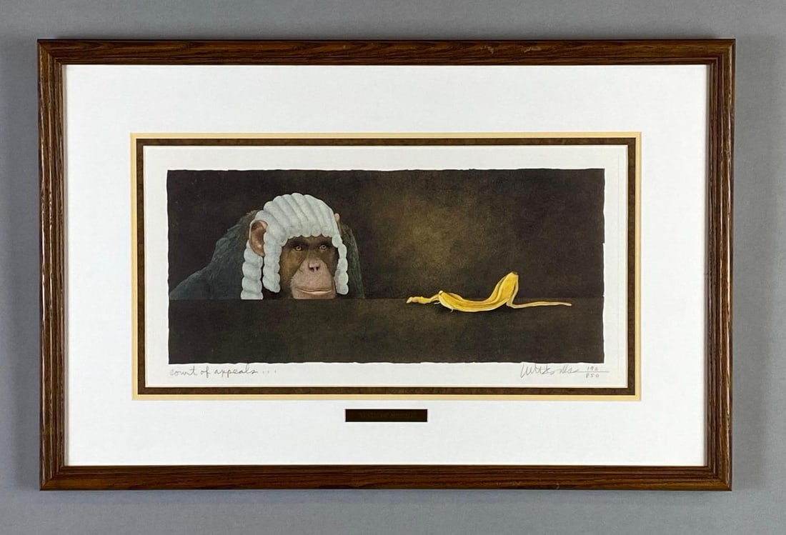 1994 Will Bullas Court of Appeals… Lithograph Print (1 of 5)