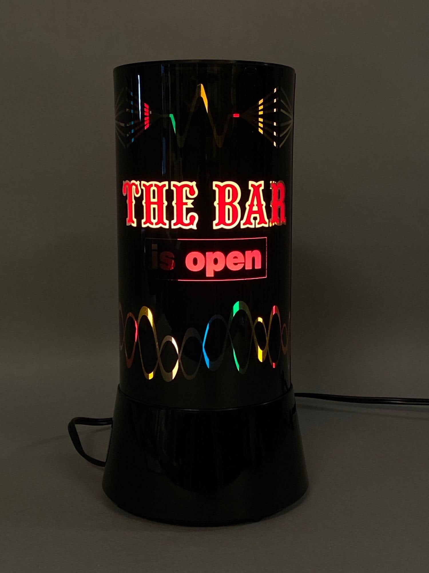 The Bar is Open Light Up Motion Advertising Sign (1 of 7)
