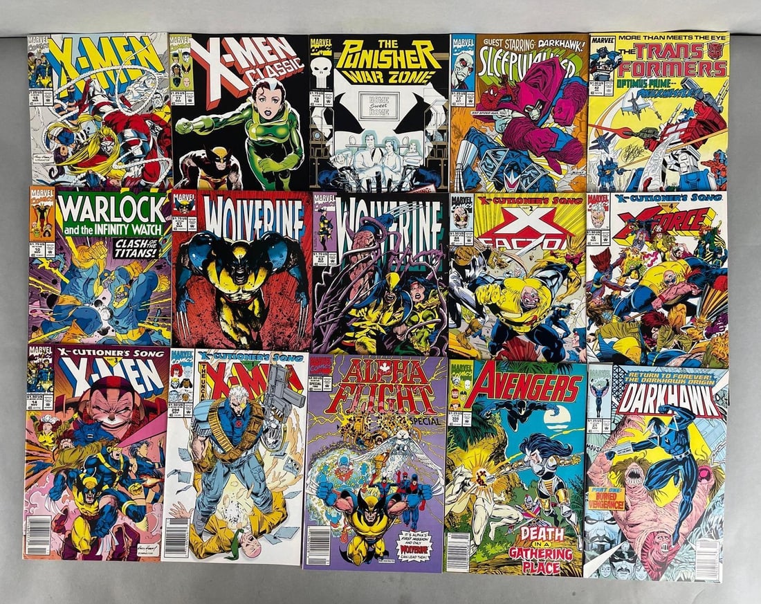 Group of 15 Marvel Comic Books (1 of 3)