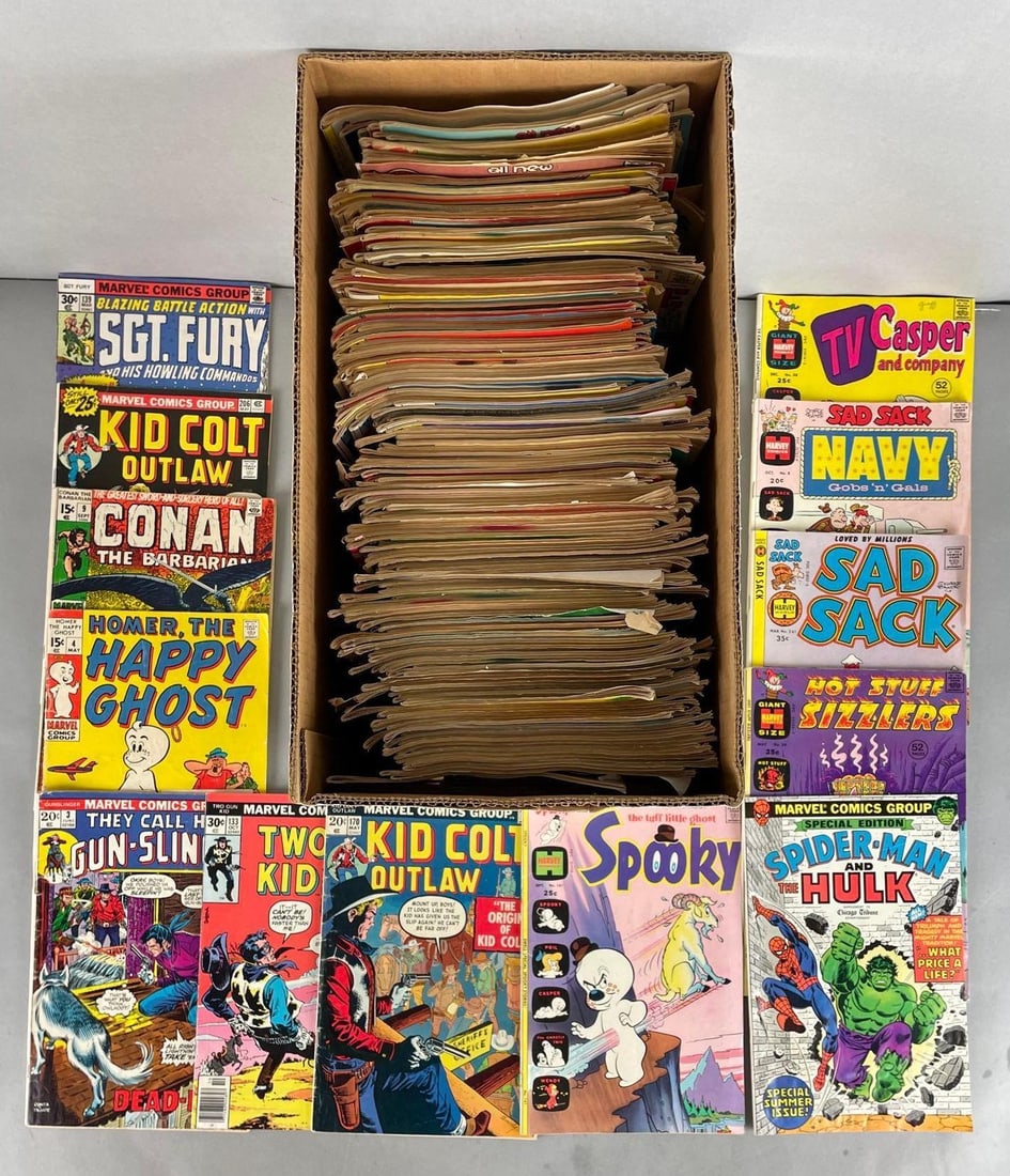 Short Box of Marvel / DC / Whitman / Gold Key Comic Books (1 of 3)