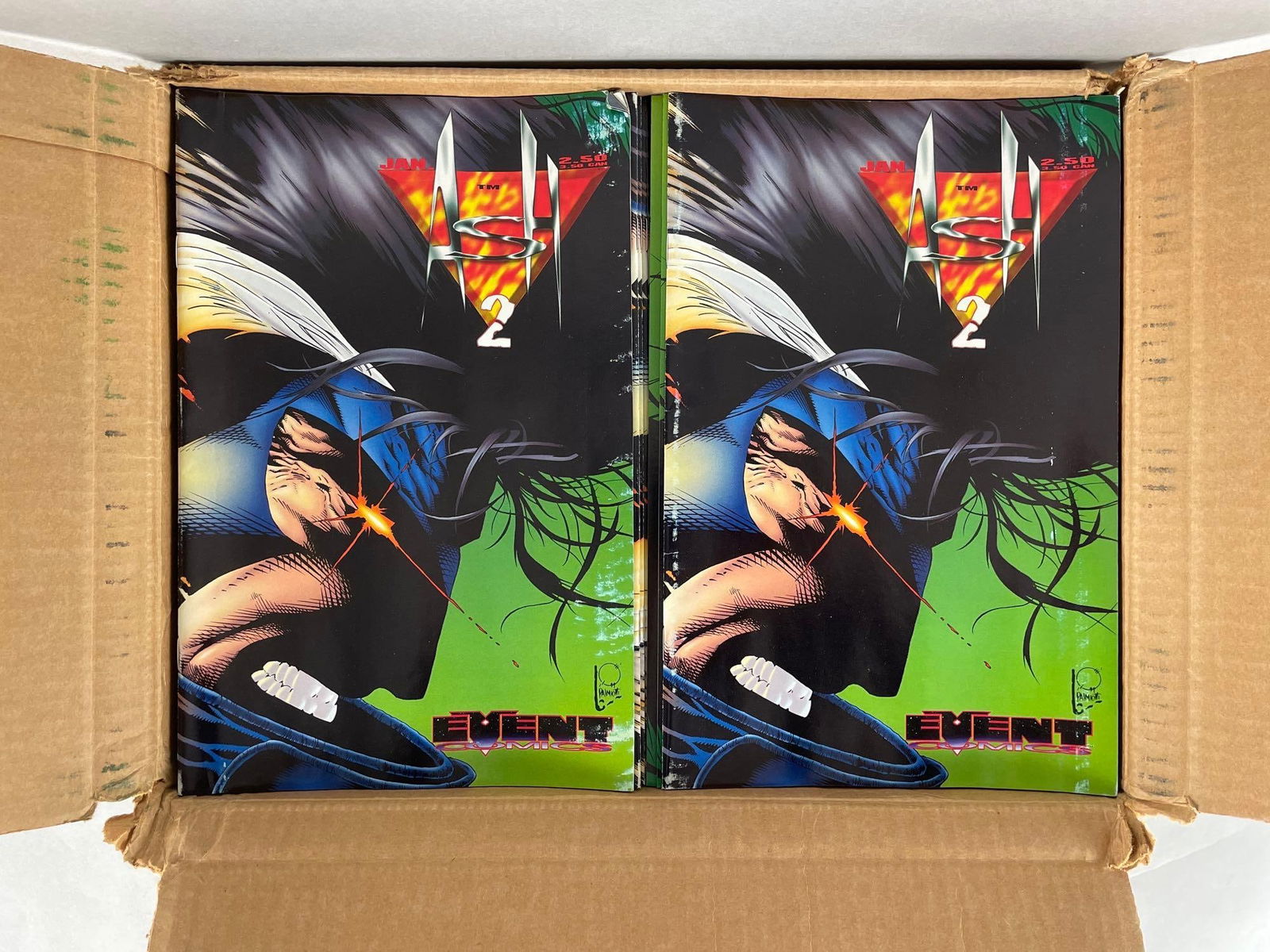 Shipping Box of Event Comics Ash No. 2 Comic Books (1 of 3)