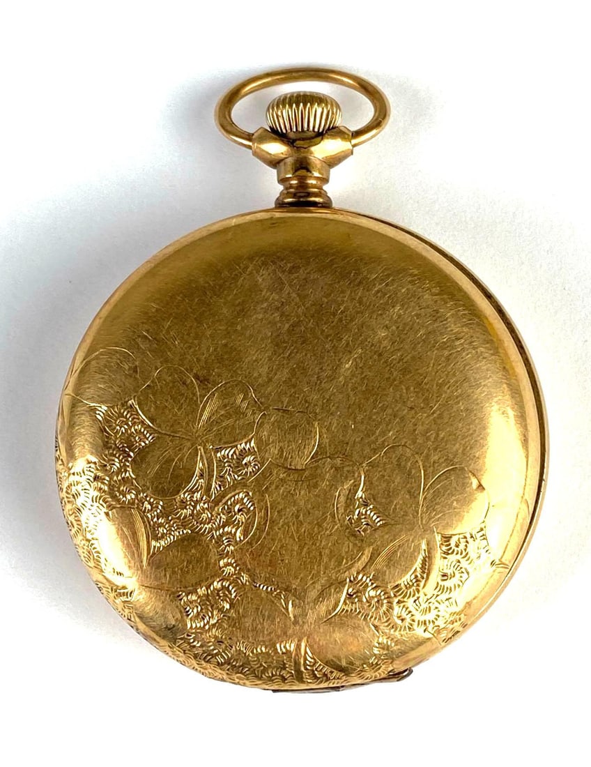 Elgin Watch Co. 15J Etches Pocket Watch (1 of 6)