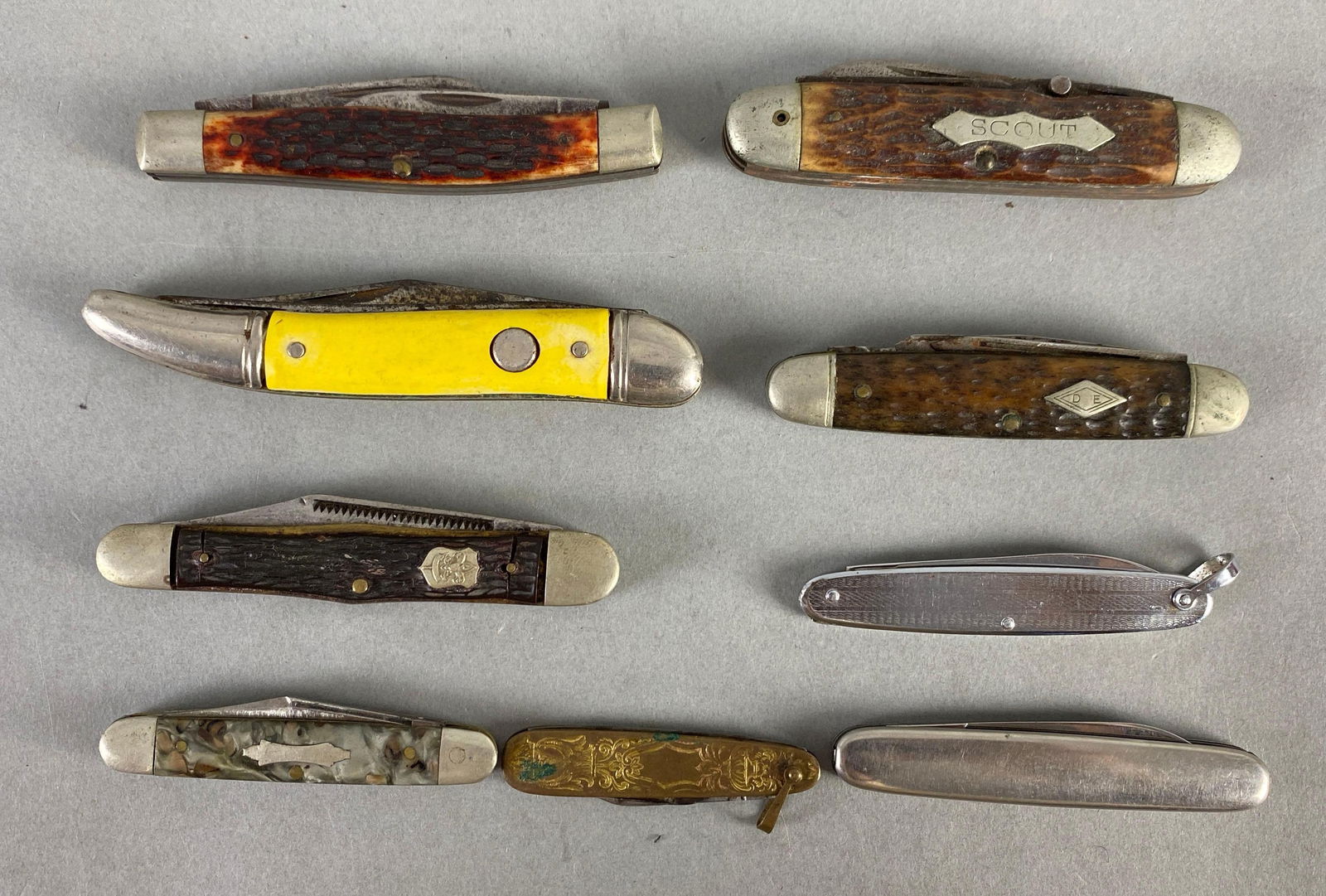 Group of 9 Assorted Pocket Knives (1 of 2)