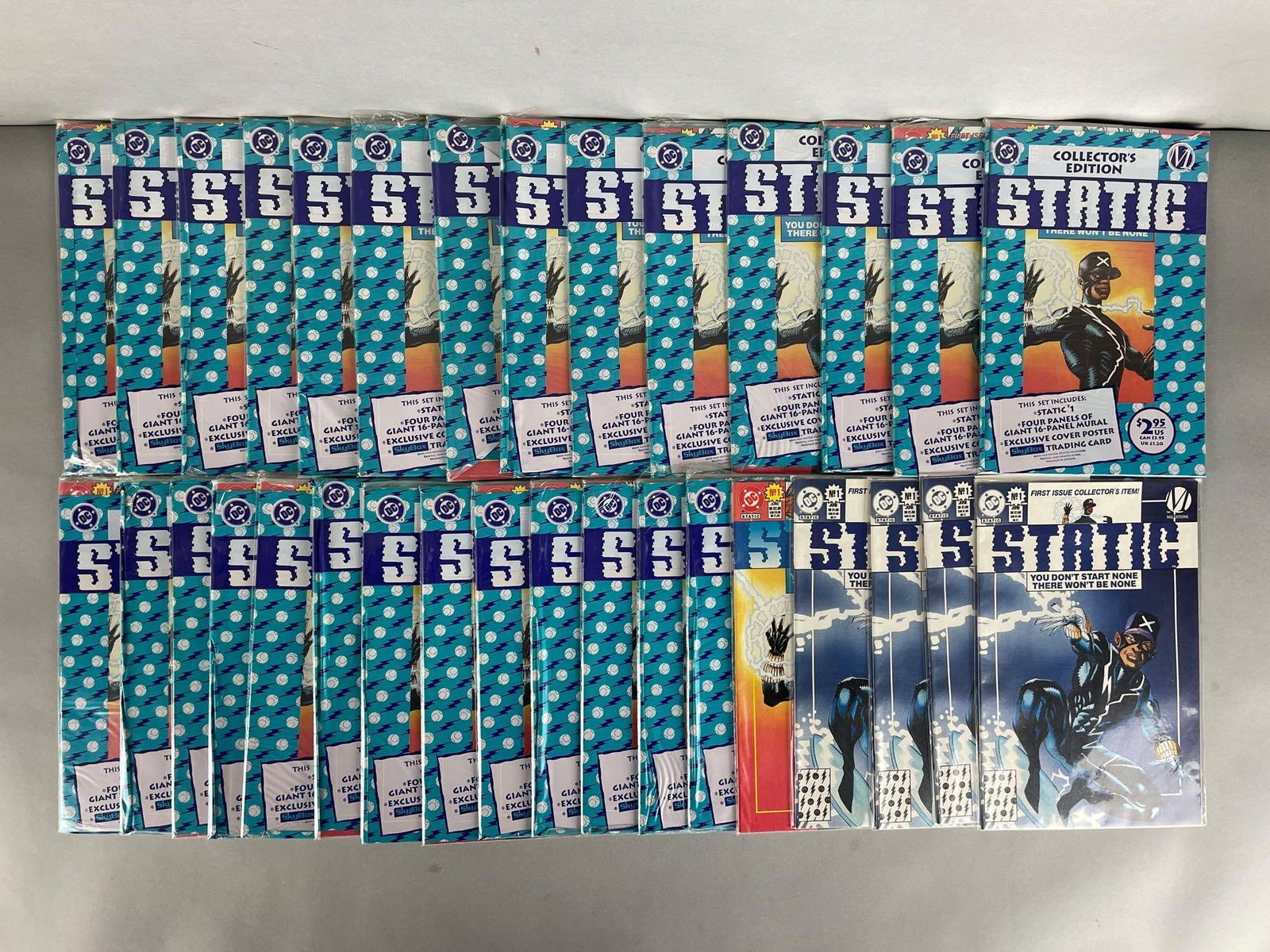 Group of 30+ DC Collectors Edition Static No. 1 Comic Books (1 of 2)