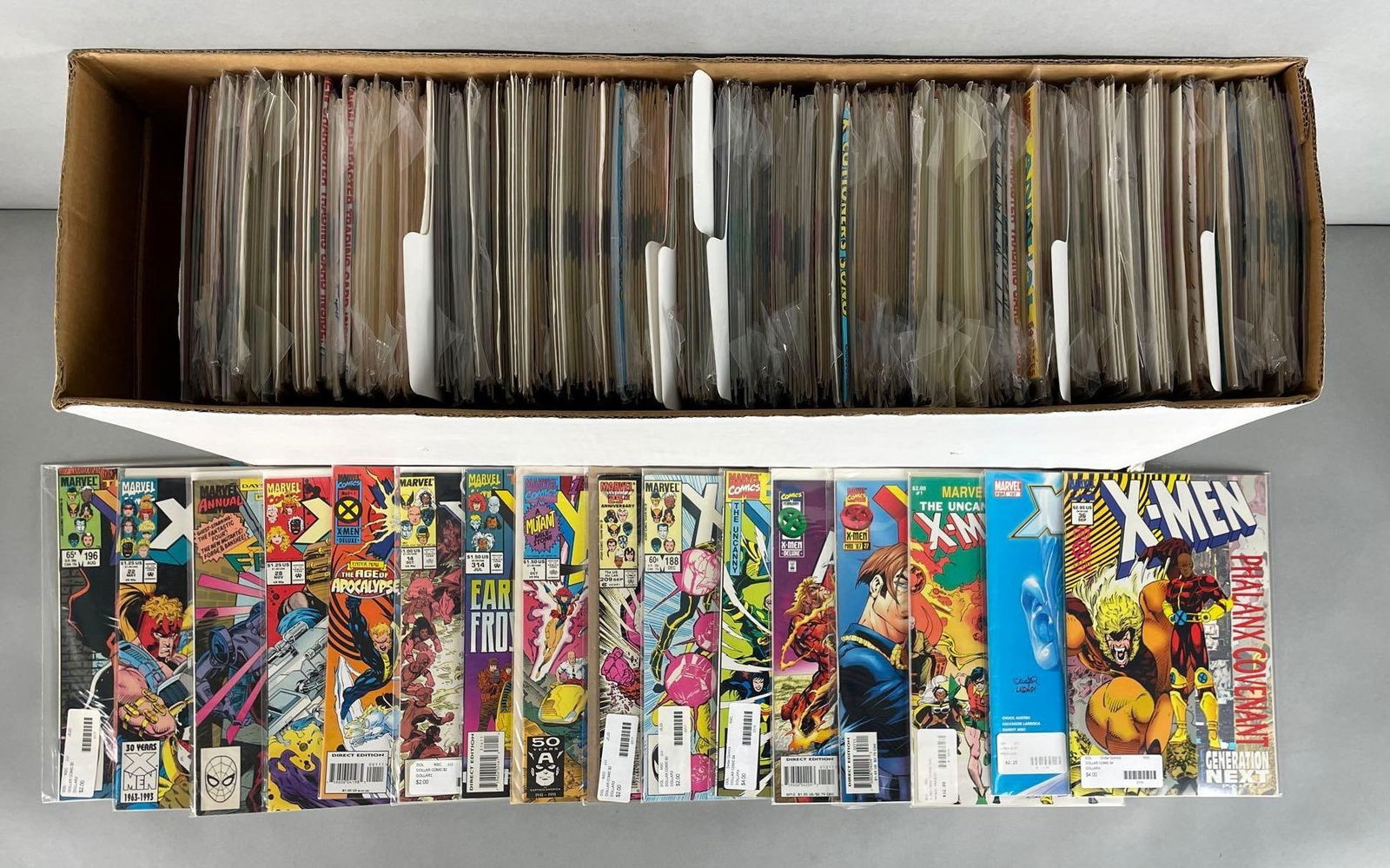 Long Box of Marvel Comic Books (1 of 3)