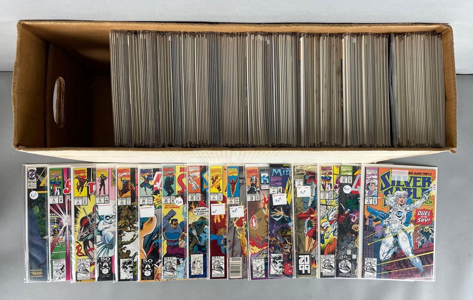 Long Box of Marvel Comic Books (1 of 3)