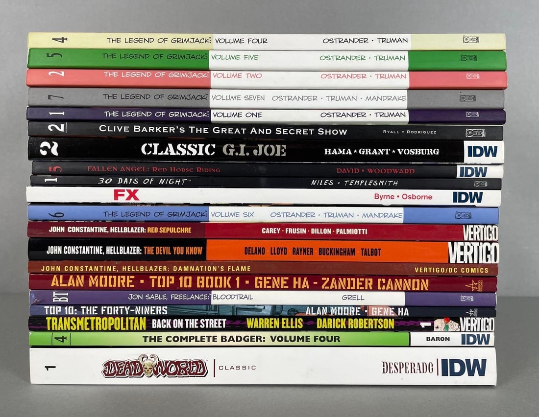 Group of Assorted Comic Collection Books (1 of 3)