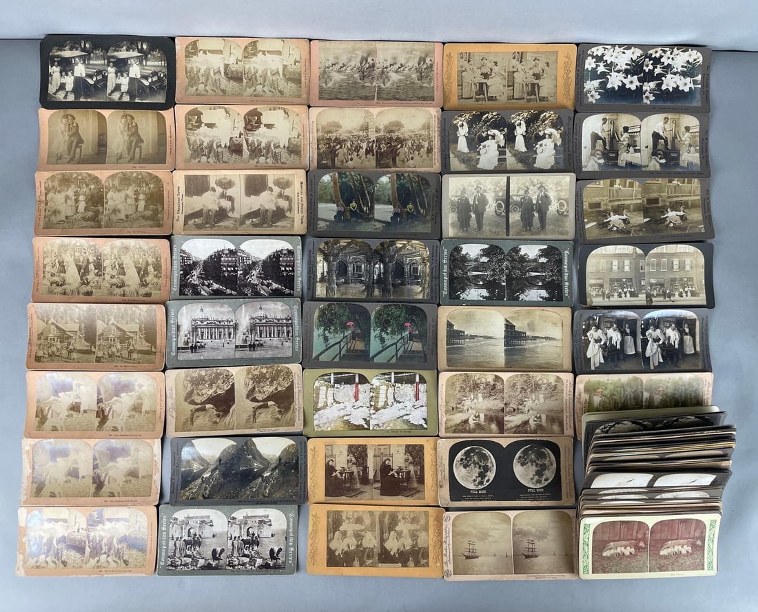 Group of Antique Stereoview Cards (1 of 3)