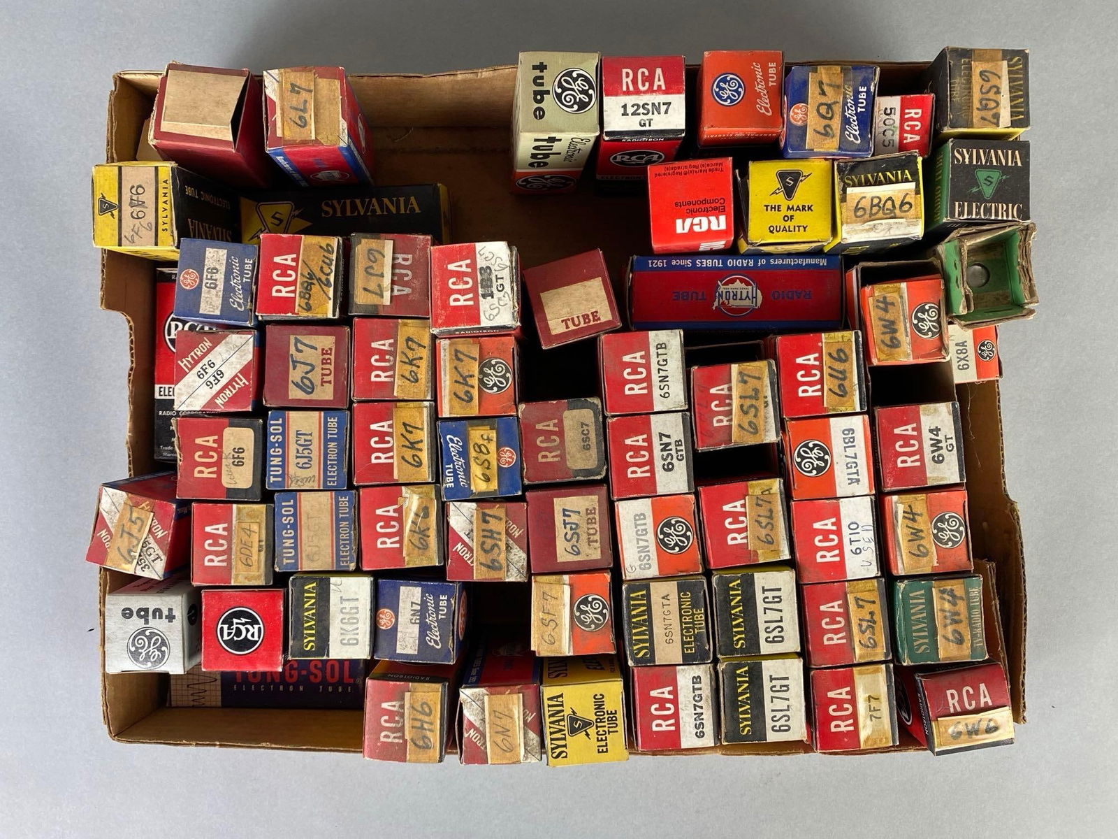 Group of Radio Electron Tubes and More (1 of 3)