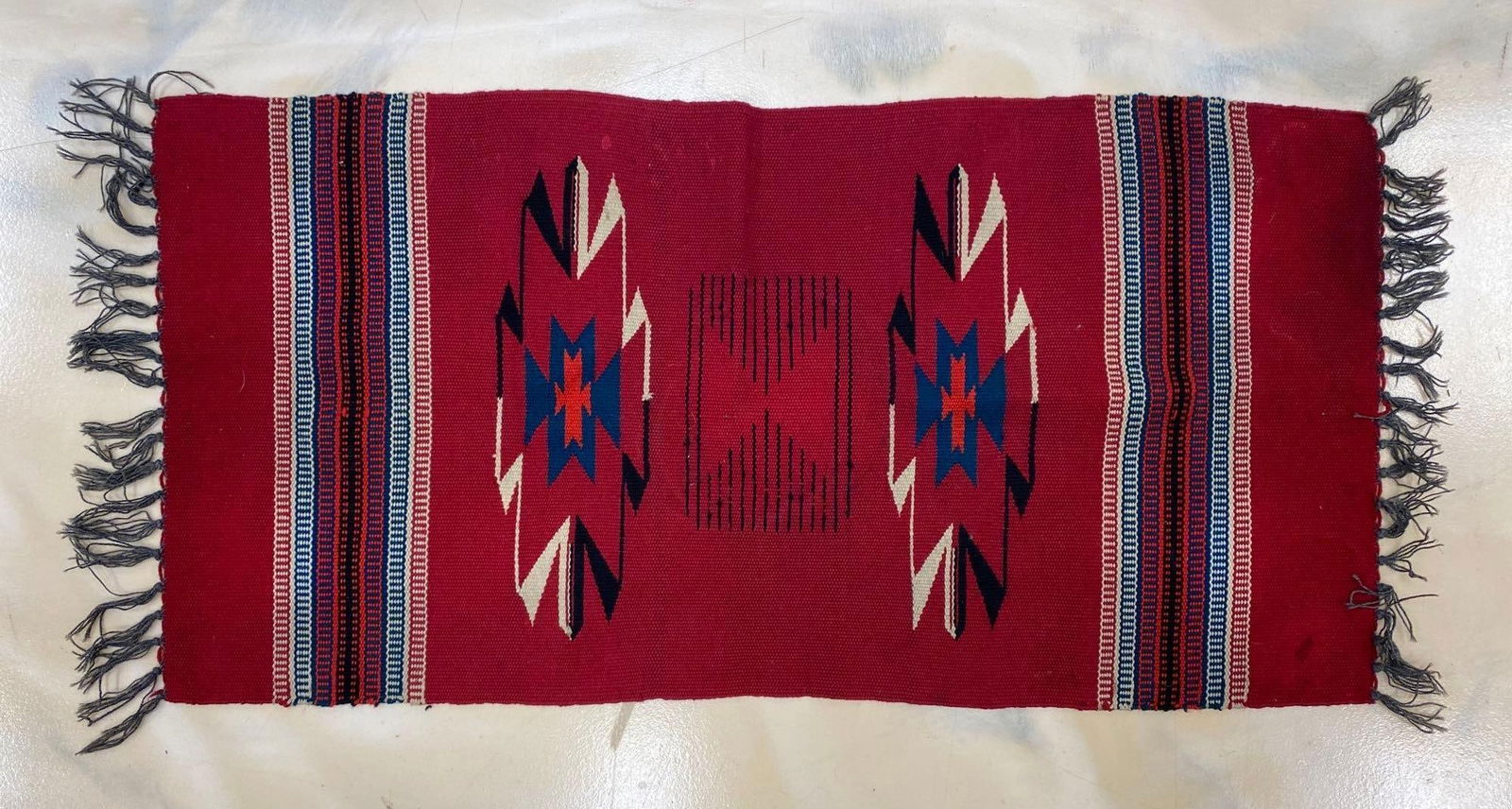 Southwestern Native American Small Woven Rug (1 of 4)
