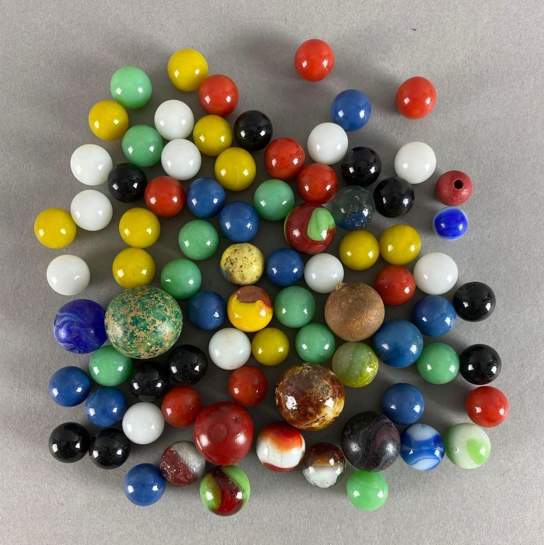 Group of 80+ Assorted Marbles (1 of 3)