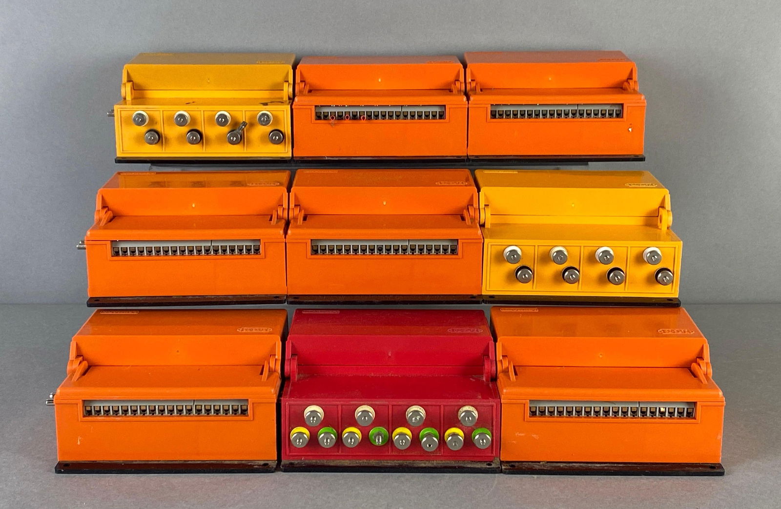 Group of 9 LGB Lehmann Model Train Control Panels (1 of 4)