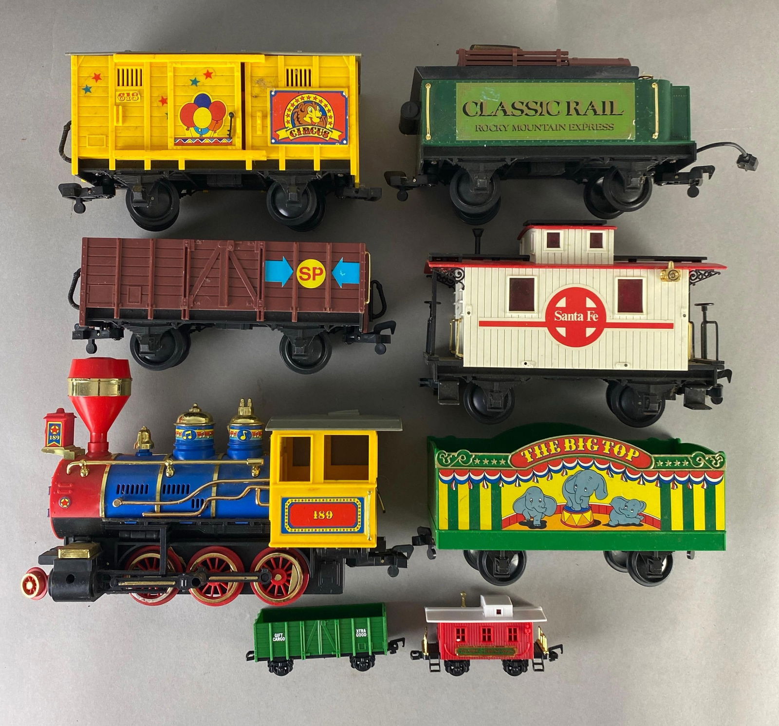 Group of 8 Model Train Cars and More (1 of 3)