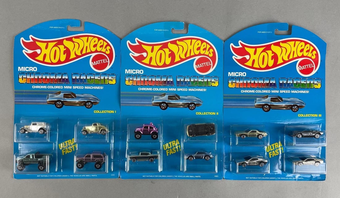 Group of Mattel Hot Wheels Micro Chroma Racers (1 of 2)