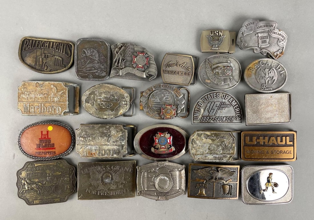 Group of Metal Belt Buckles (1 of 3)