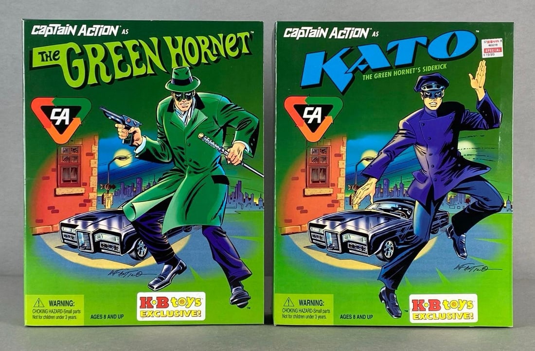 Group of 2 KB Toys Green Hornet Action Figures (1 of 7)