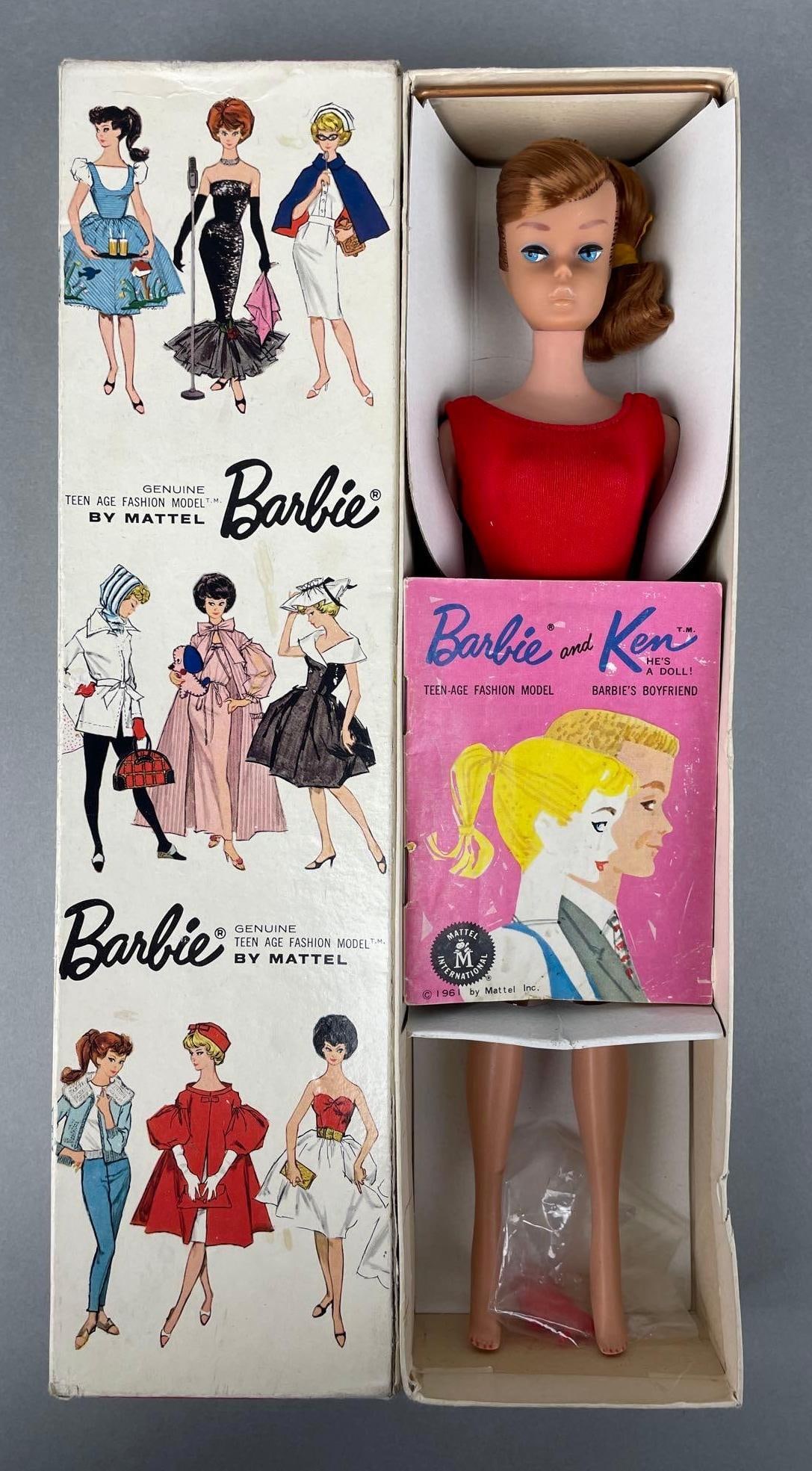 Vintage Mattel Barbie Redhead Ponytail Fashion Doll (1 of 12)