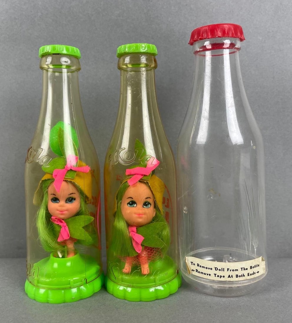 Group of 2 Vintage Mattel Kiddle Kola Luscious Lime Toys (1 of 3)