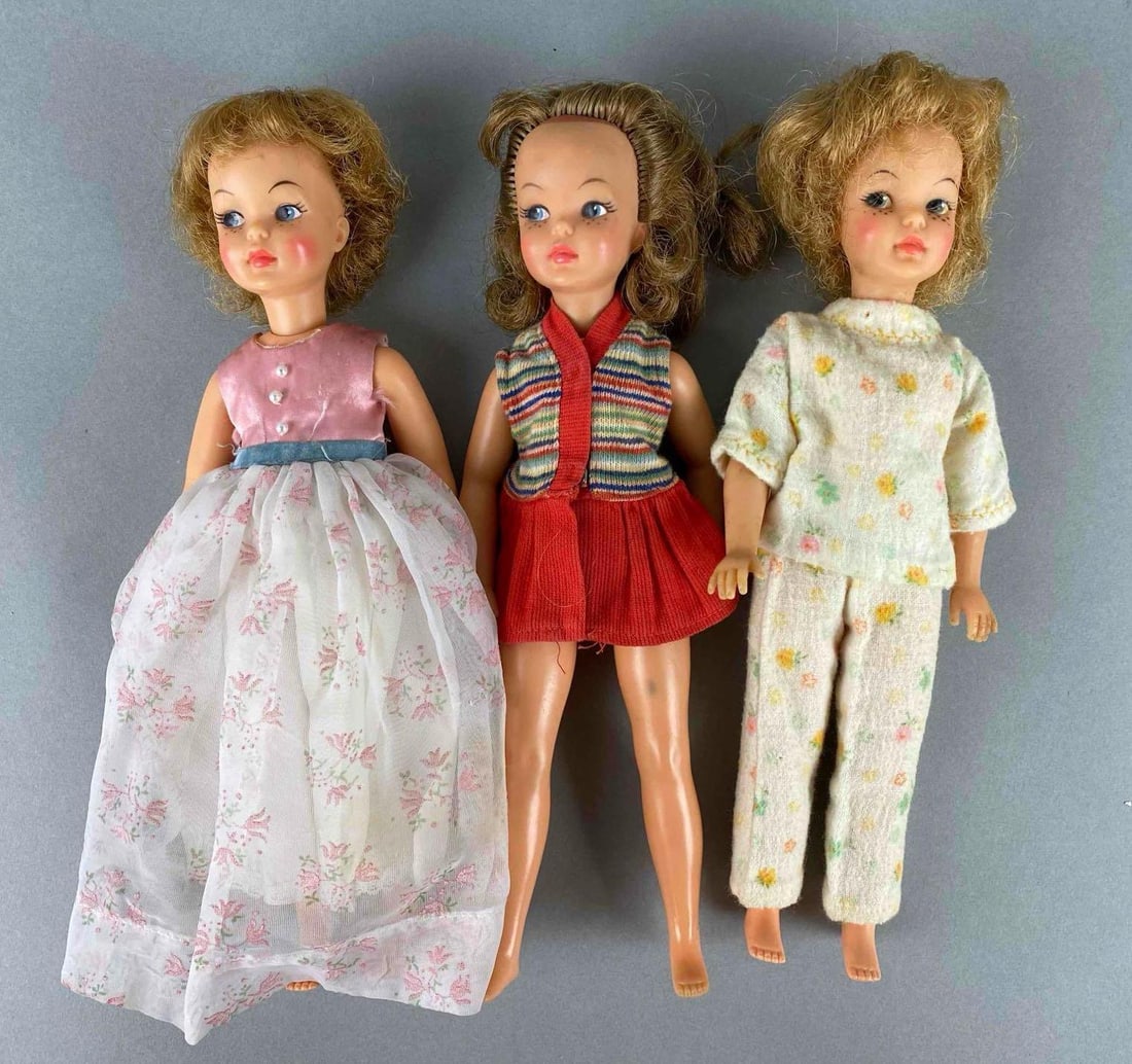Group of Vintage 3 Ideal Pepper Dolls (1 of 3)