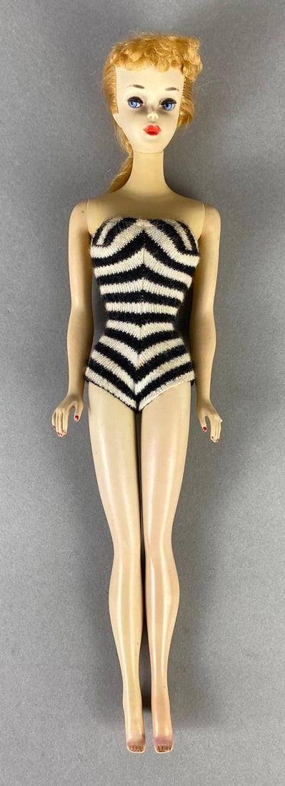 Vintage Mattel Barbie No. 3 Blonde Ponytail Fashion Doll (1 of 10)