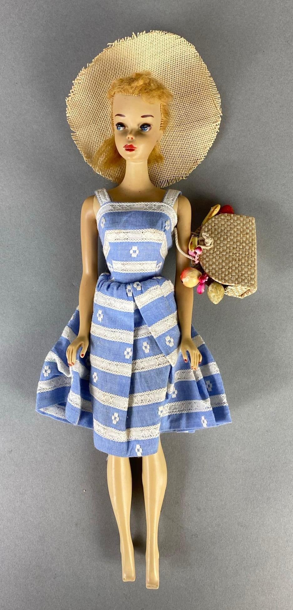 Vintage Mattel Barbie No. 3 Blonde Ponytail Fashion Doll (1 of 10)