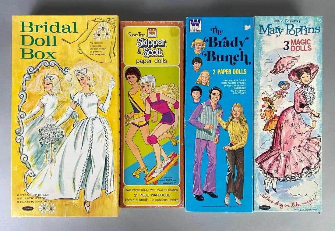 Group of 4 Paper Doll Sets (1 of 3)