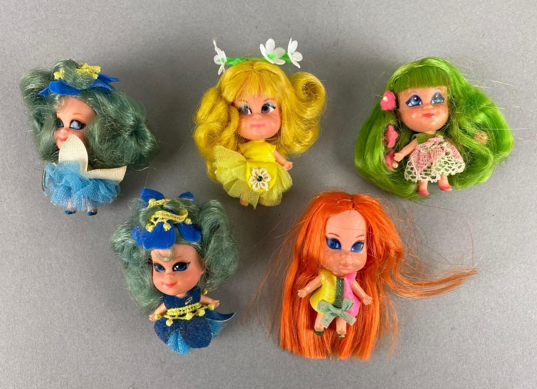 Group of 5 Mattel Liddle Kiddle Mini Dolls (1 of 3)