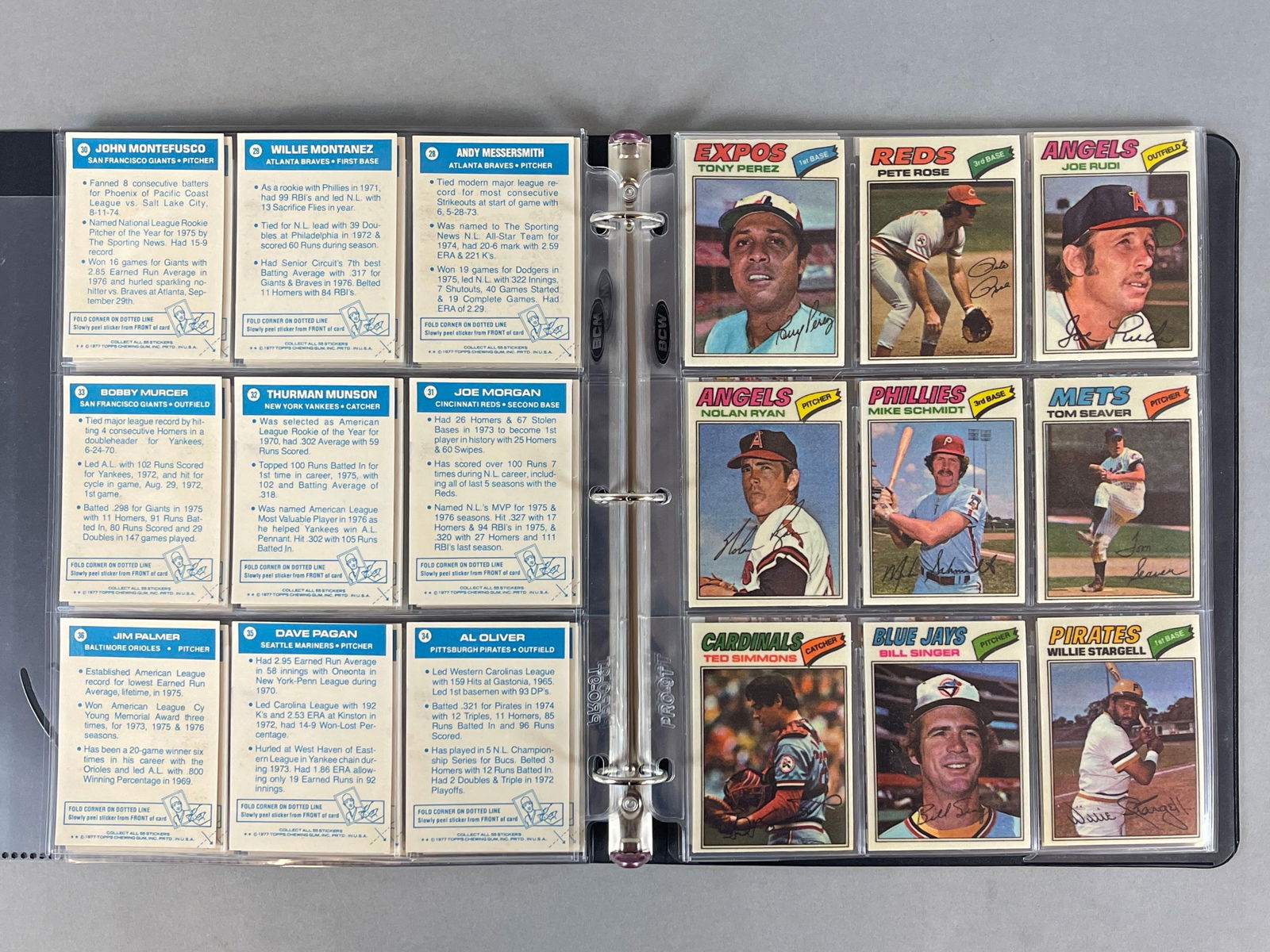 1977 Topps Baseball Cloth Sticker Complete High-Grade Set (1 of 10)