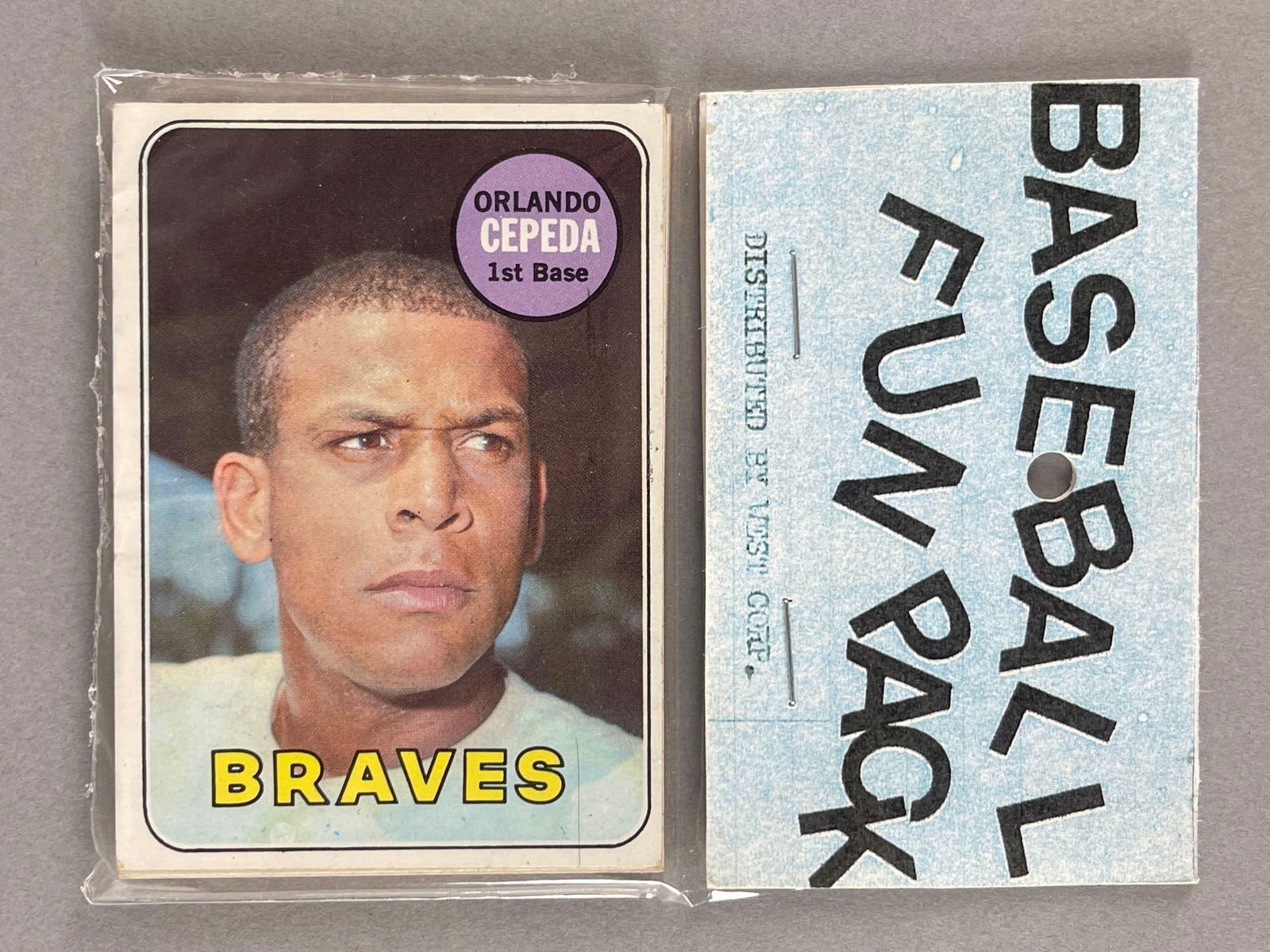 1969 Topps Baseball West Corps. Cello Fun Pack (1 of 2)