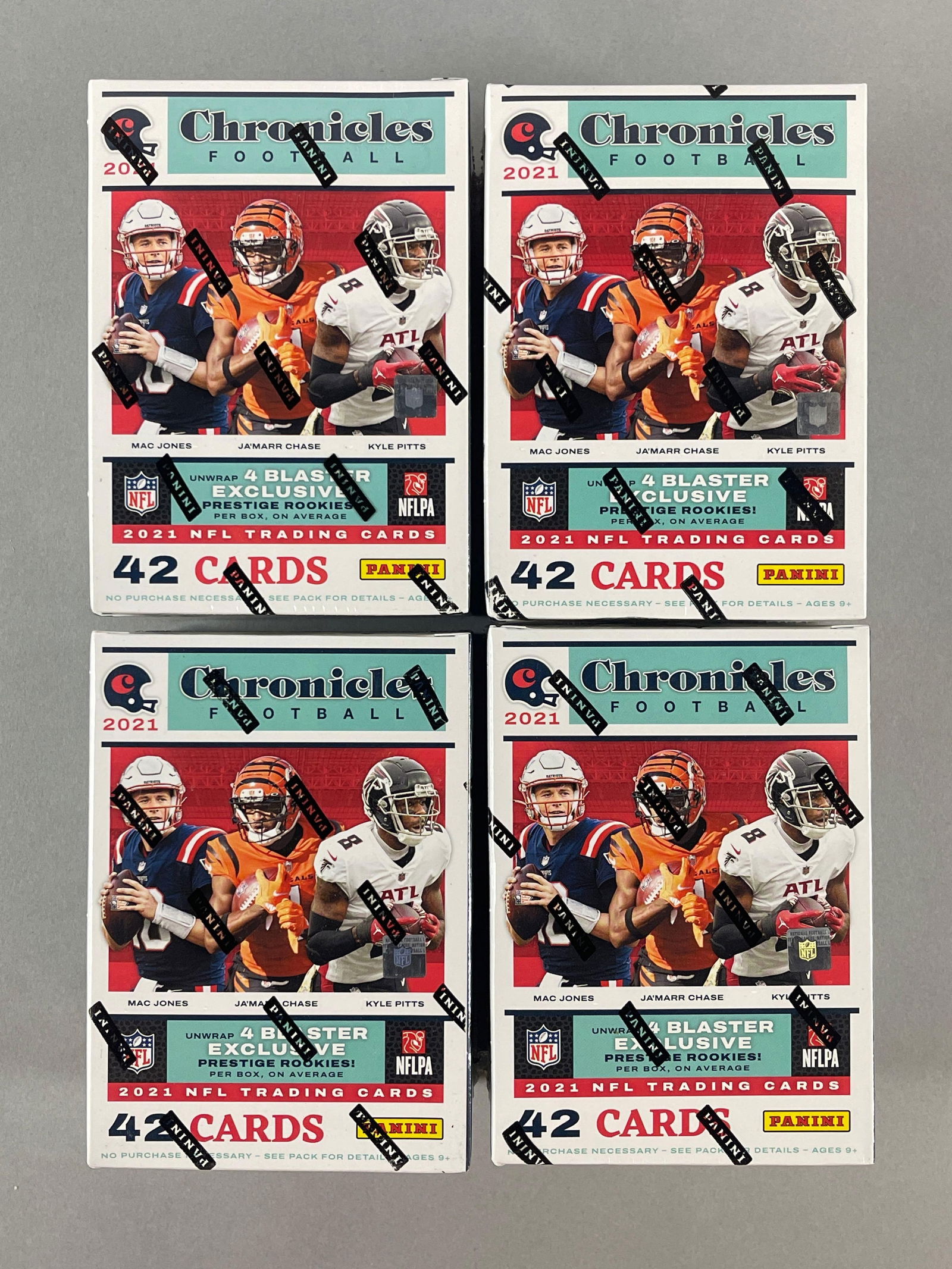 4 - 2021 Panini Chronicles Football Blaster Boxes (1 of 3)