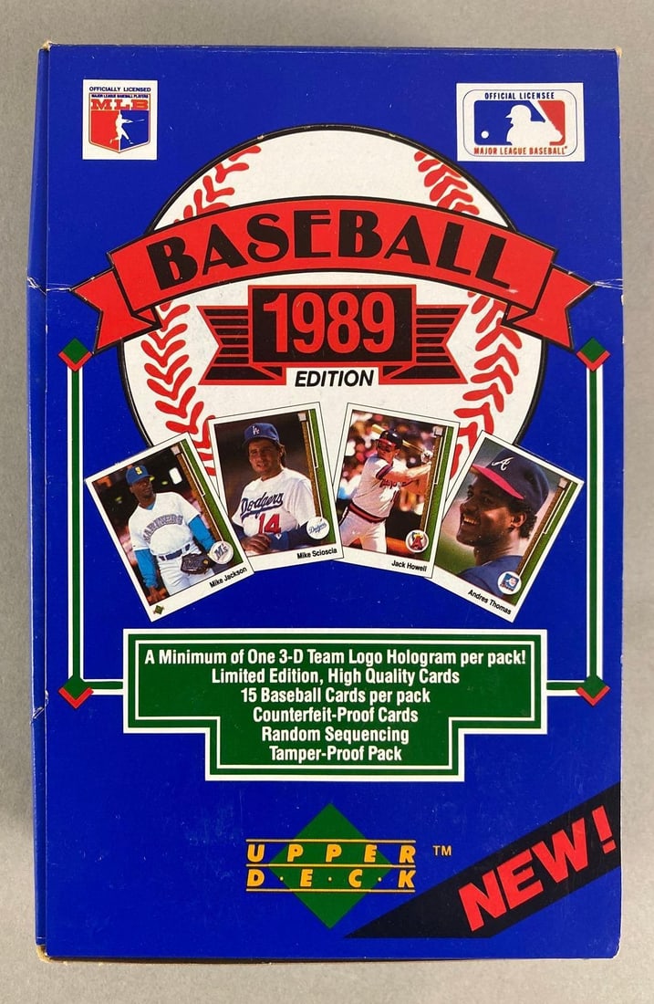 1989 Upper Deck Low Series Baseball Unopened Box (1 of 4)