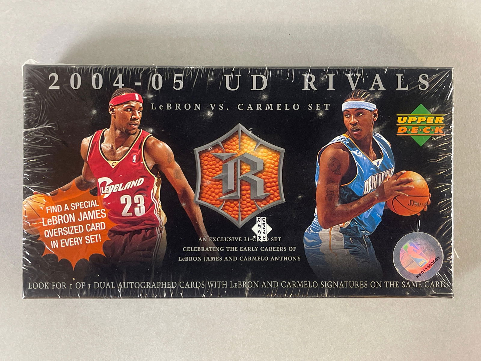 2004 - 05 Upper Deck UD Rivals LeBron James vs Carmelo Anthony Factory Sealed Set (1 of 2)