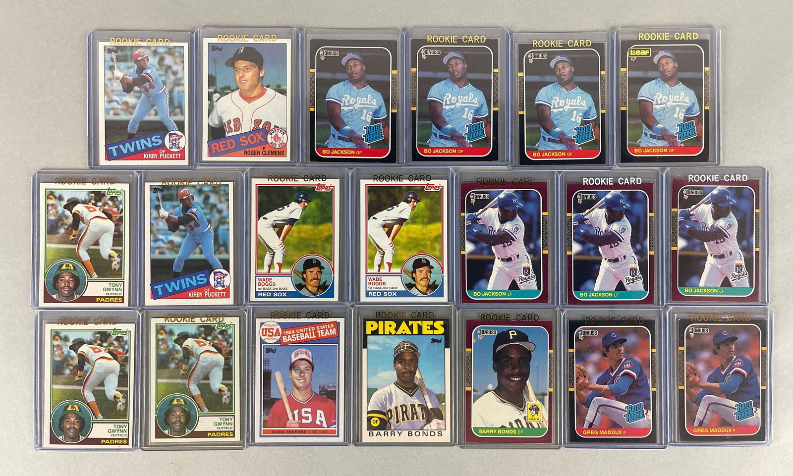20 - 1983 - 87 Baseball HOF and Star Rookies (1 of 4)