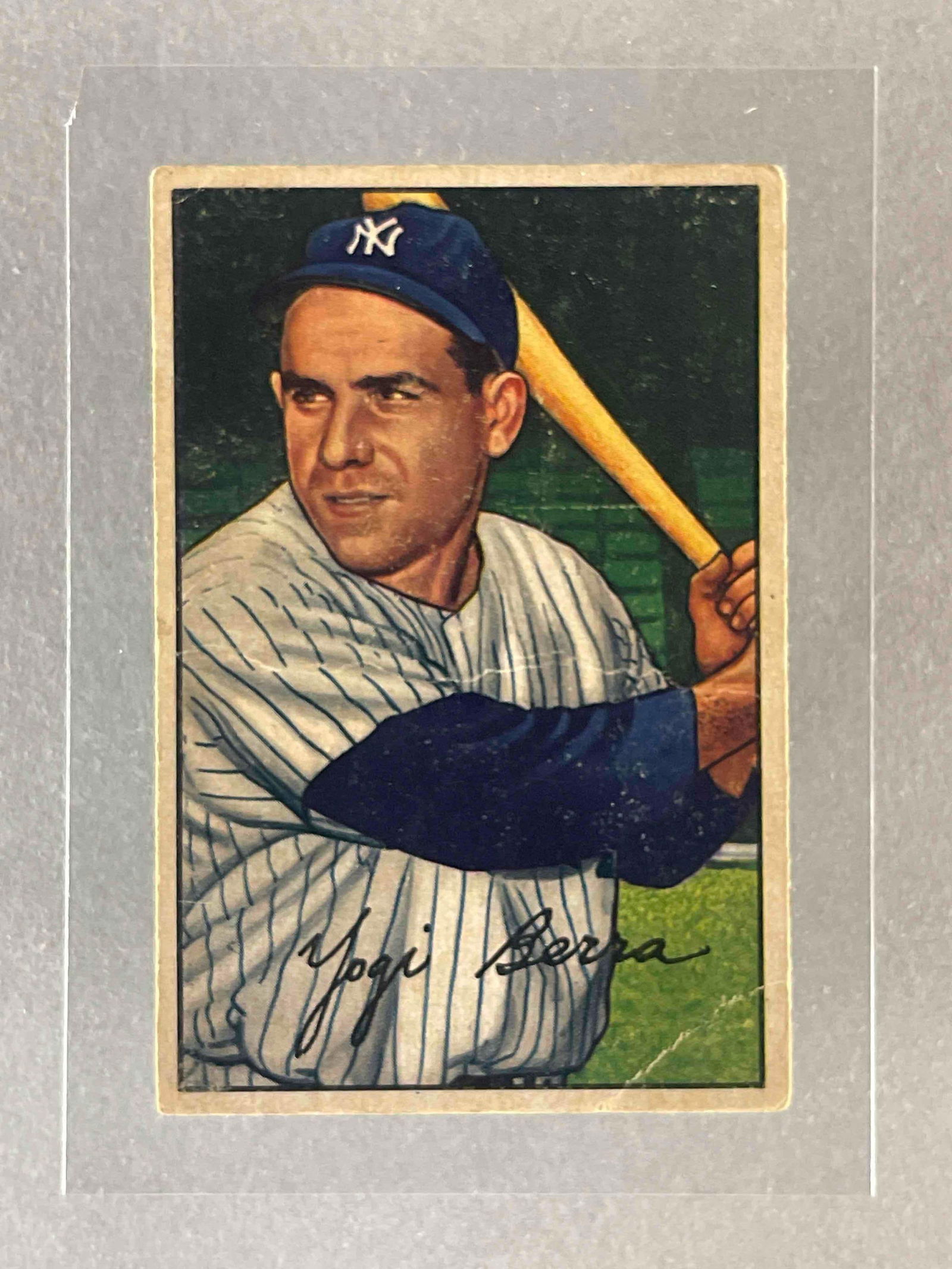 1952 Bowman Yogi Berra #1: 1952 Bowman Yogi Berra #1, Low