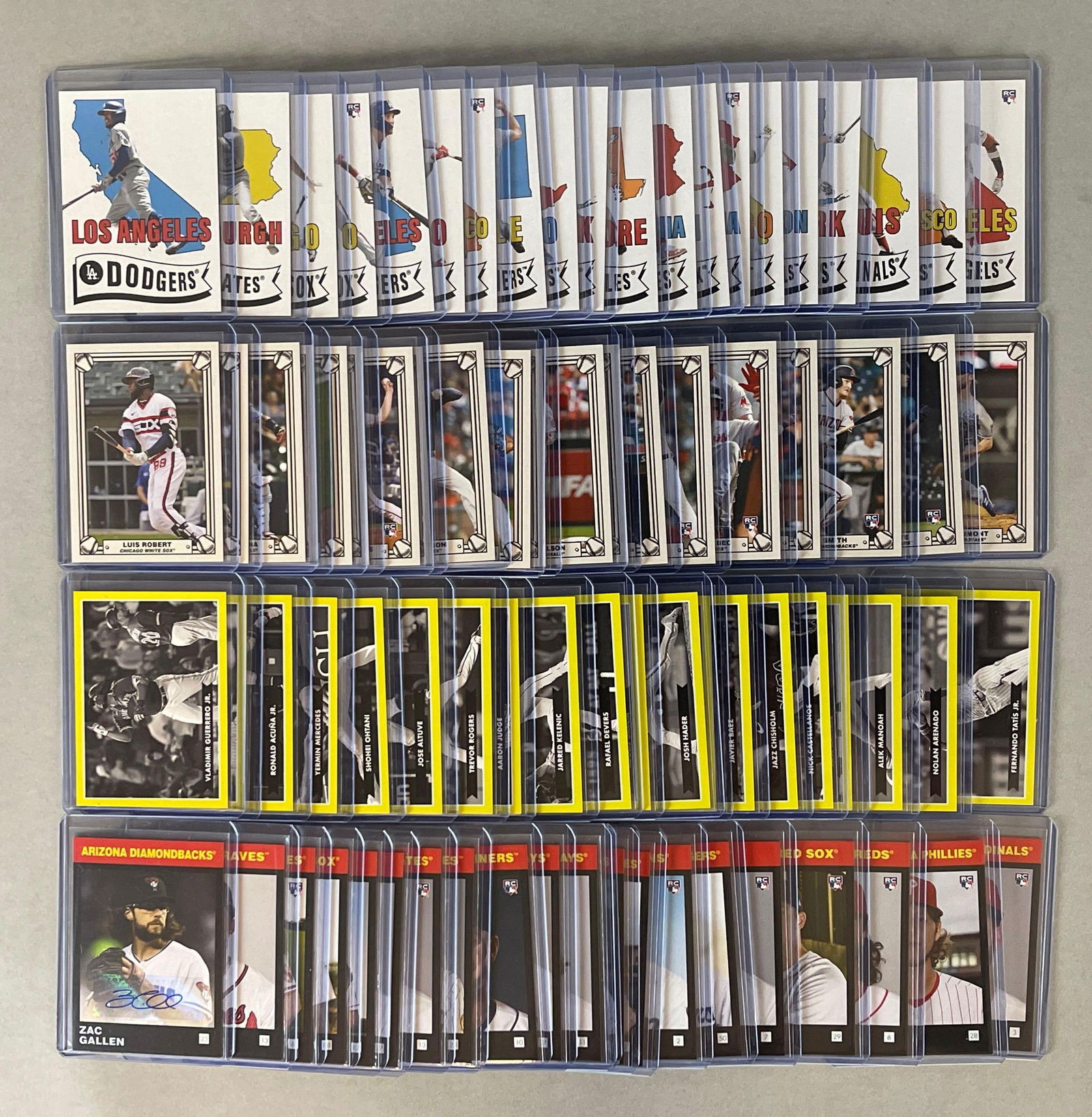 2021 Topps Montgomery Club Lost Design Complete Sets 2, 3, 4, and 5 (1 of 6)