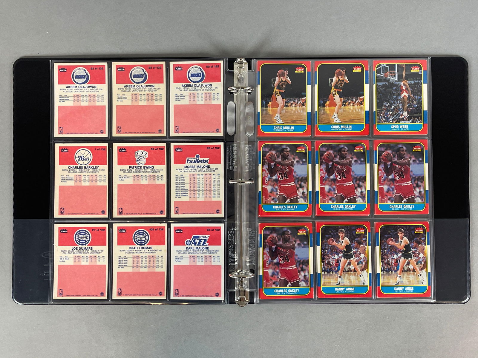 29 - 1986 Fleer Basketball with HOFs, Stars, and Rookies (1 of 9)