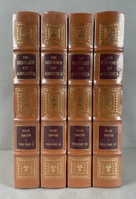 4 Volume The History of America Easton Press Books