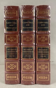 3 Volume Churchill and Roosevelt The Complete Correspondence Easton Press Books