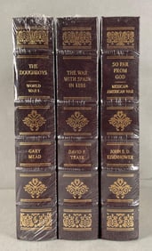 Group of 3 War Themed Easton Press Books