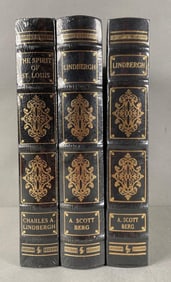 Group of 3 Charles Lindbergh Easton Press Books